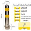 Reflective Steel Anti-Collision Parking Post with Lock