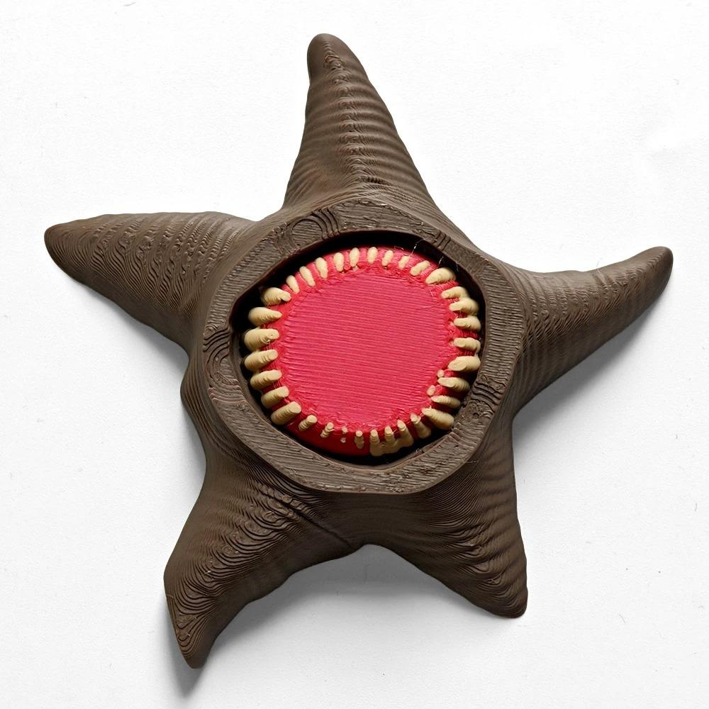 Bloop Mořská Příšera 3D Tištěná Flexibilní Kloubová Fidget Hračka – Požírač Moře Hlubinné Stvoření Sběratelský Předmět, Hračka na Stůl pro Úlevu od Stresu