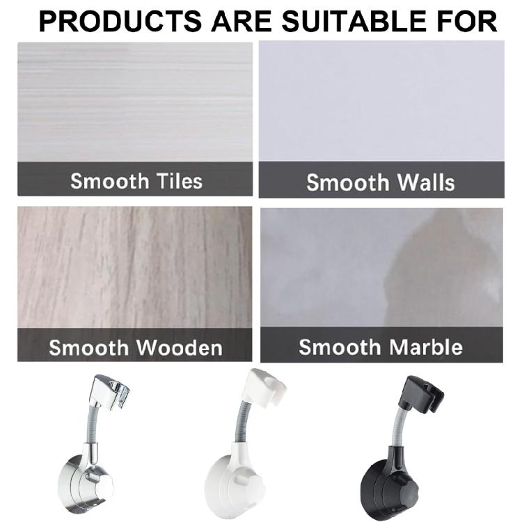 Shower Holder for Handheld Heads Wall Mounted Support with Stable Grip easy installs Showerhead Stand Showerhead Rack