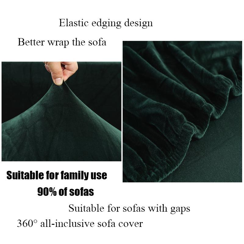 Husă de canapea pentru sufragerie husă elastică groasă din lână polară pentru canapea fotoliu scaun în formă de L husă de canapea de colț