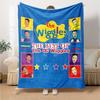 Wiggles Blanket Soft Warm Cozy Perfect for Picnics Office Bed Four Seasons Universal Playful Design Birthday Christmas Gift Blanket
