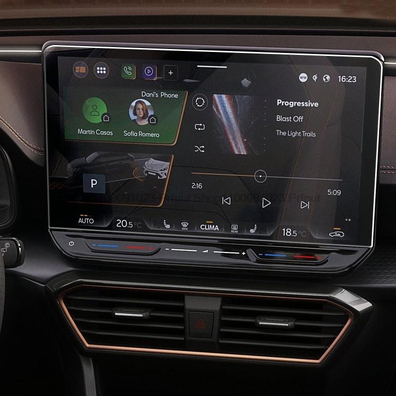 TPU Film Schermbeschermer Voor Cupra Formentor Facelift/Cupra Leon MK4 2025 12,9 inch Auto navigatie GPS Paneel infotainment