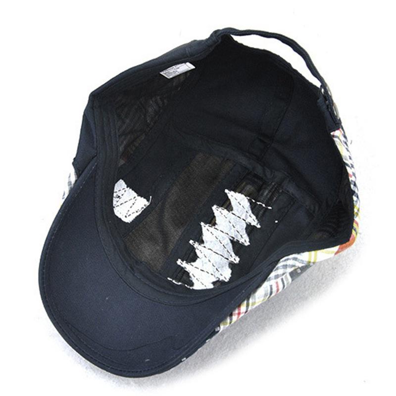 Fashion Unisex Men Newsboy Cabbie Gatsby Flat Cap Cotton Golf Beret Patchwork Hats