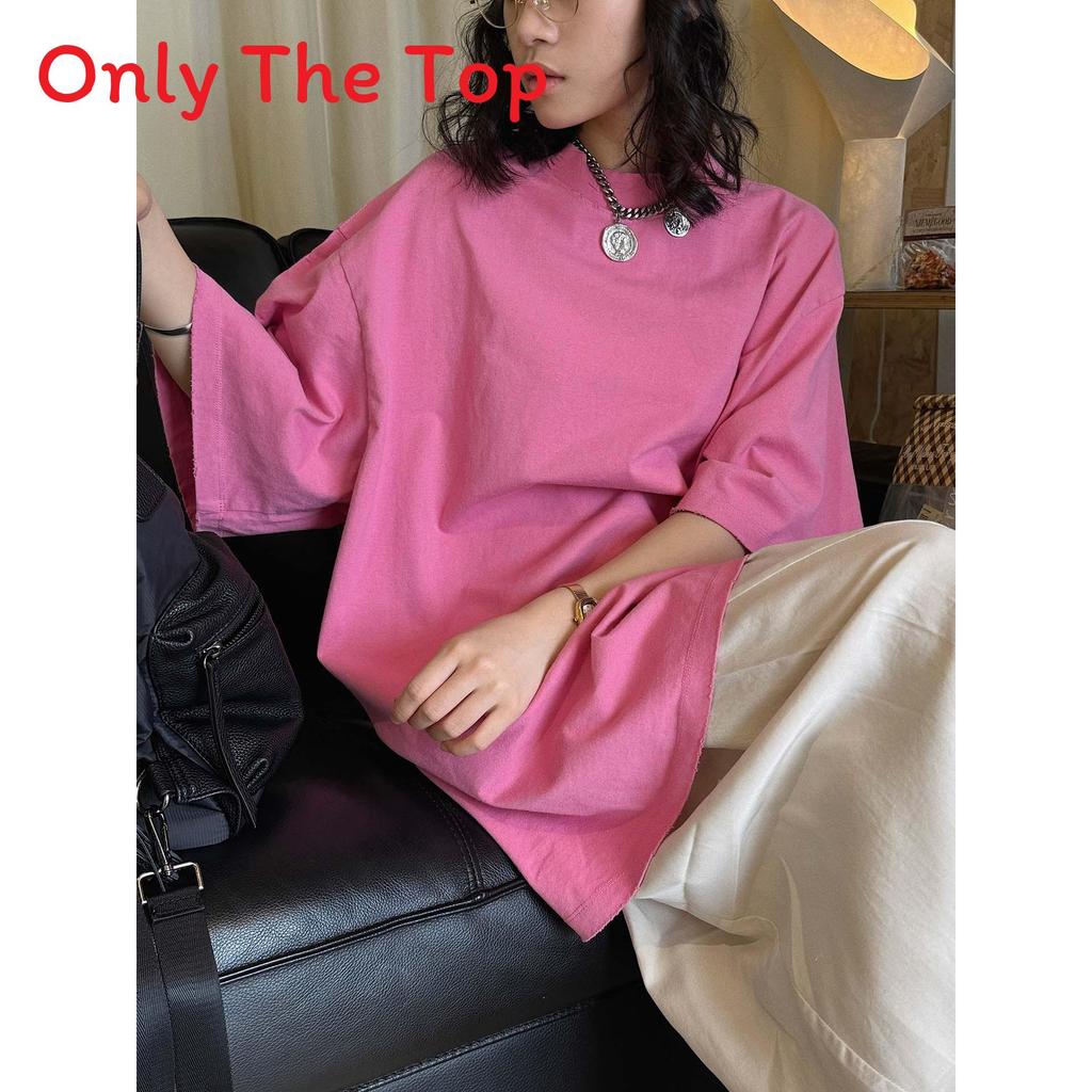 Paris Oversize T Shirt With Spliced Design For Casual Daily Wear