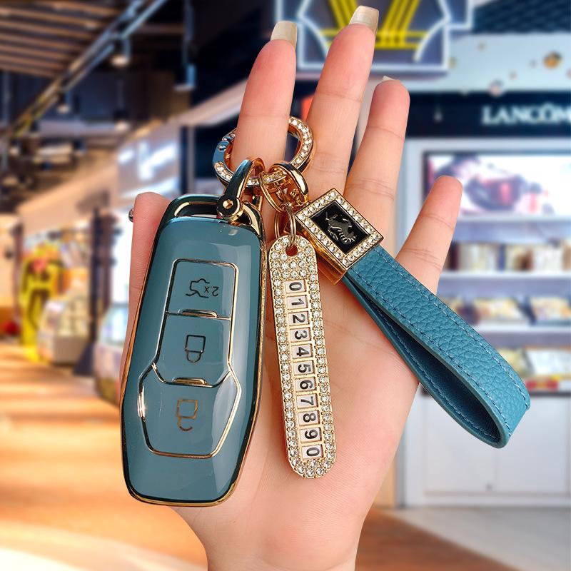 High-Grade Key Case for Ford Mondeo, Mustang, Edge, Kuga, Explorer, Taurus.