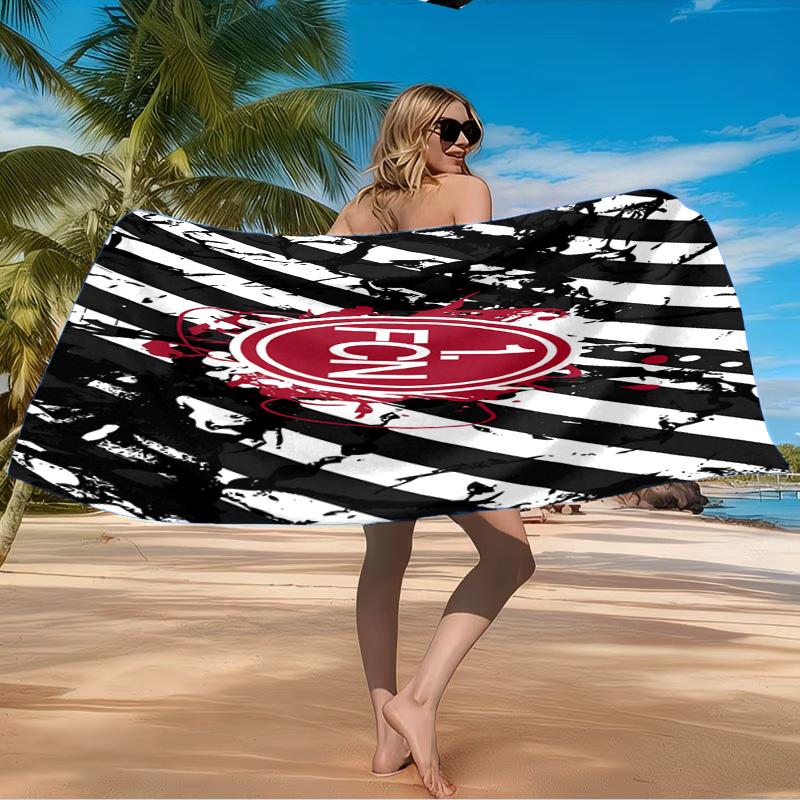 Nurnberg Football Club Beach Towel Microfiber Beach Towel, Lightweight and Quick-Dry, for Summer Travel, Swimming Pool Fan Birthday Gift