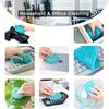Magic Car Cleaning Gel Reusable Dust Remover Putty for Air Vent Keyboard Crevice Deep Clean with Floral Fragrance