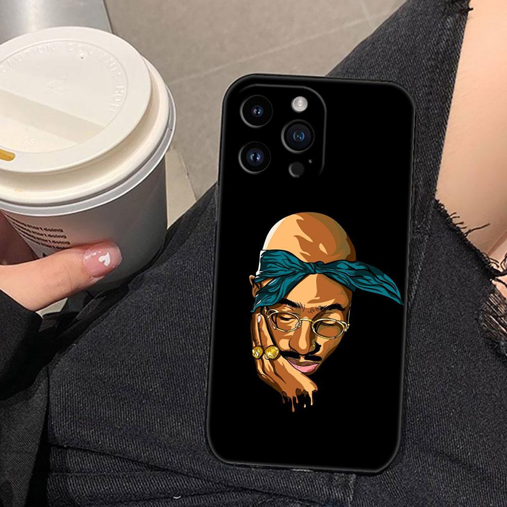 Rapper 2pac Tupac Yinuoda Cover Phone Case For iphone Apple 17 AIR 16E 16 15 14 13 12 11 Pro XR Max 8 7 Plus TPU Case Funda Capa