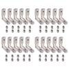 20pcs Corner Brackets Slot Aluminum Profile L-Shape Brackets 90° Inner Connector Eu-2020 Corner Connector Bracket Hardware