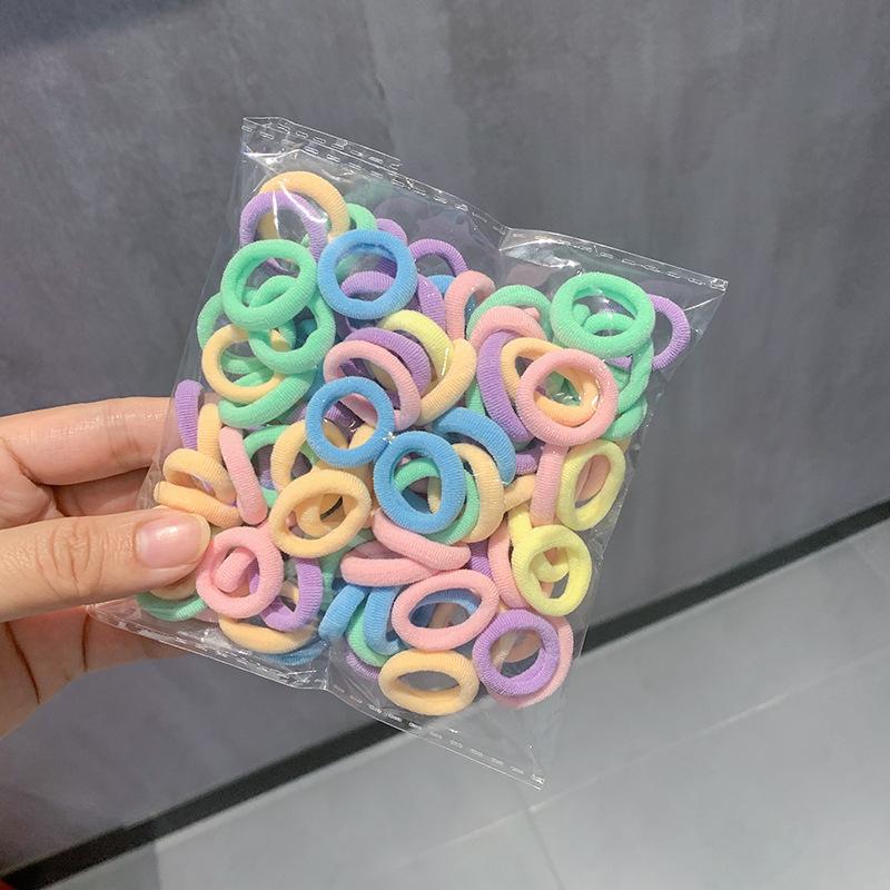 Elastic Hair Tie for Children and Women - Soft, Hair-Friendly Rubber Bands for Little Girls and Babies