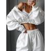 Womens 2026 Fall Winter Long Sleeve Hoodie Pants Set Casual Streetwear Two Piece Outfit