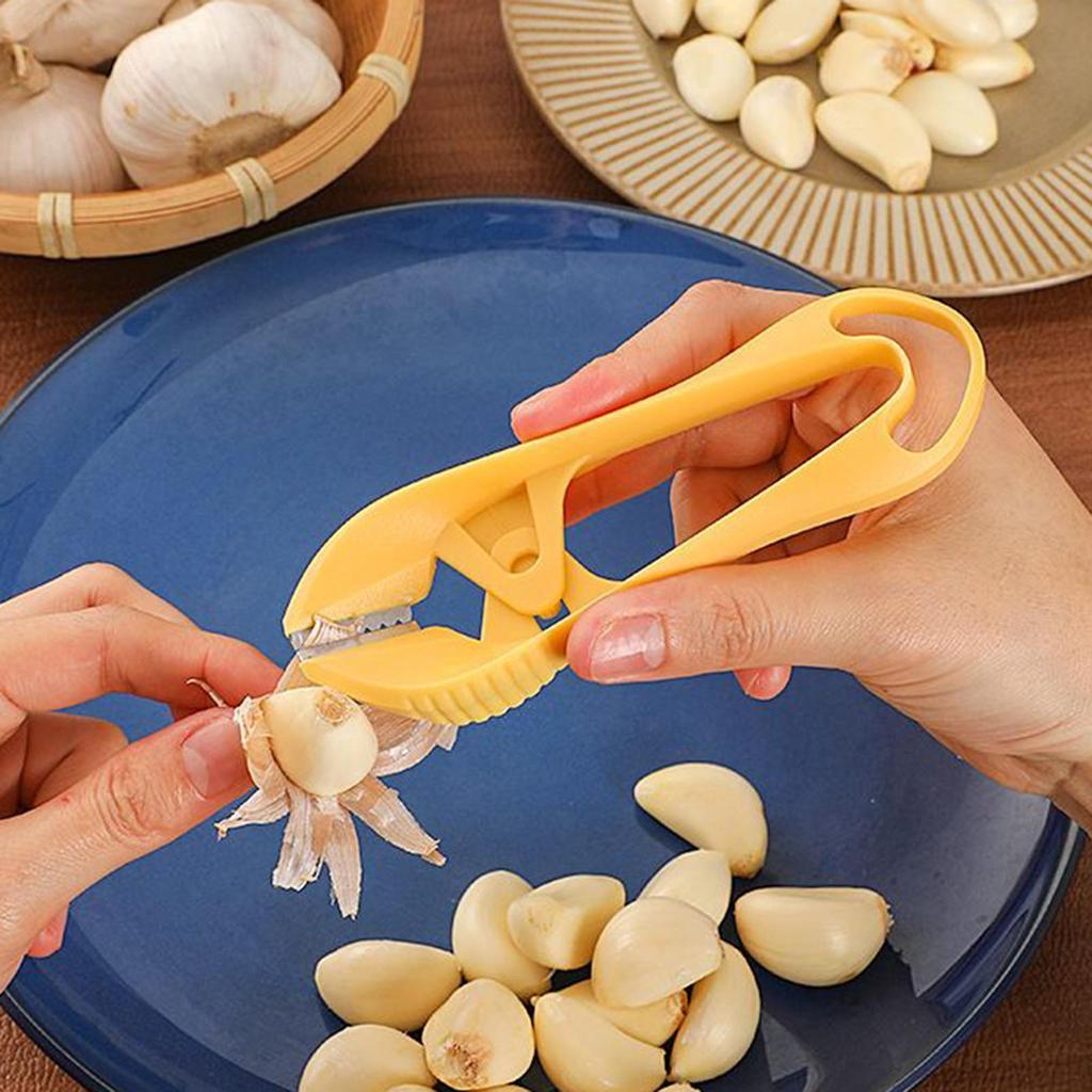 Garlic Stripper Manual Garlic Peeler Lightweight Practical Vegetable Peeling Tool Garlic Peeling Clip Tweezer Kitchen Gadgets