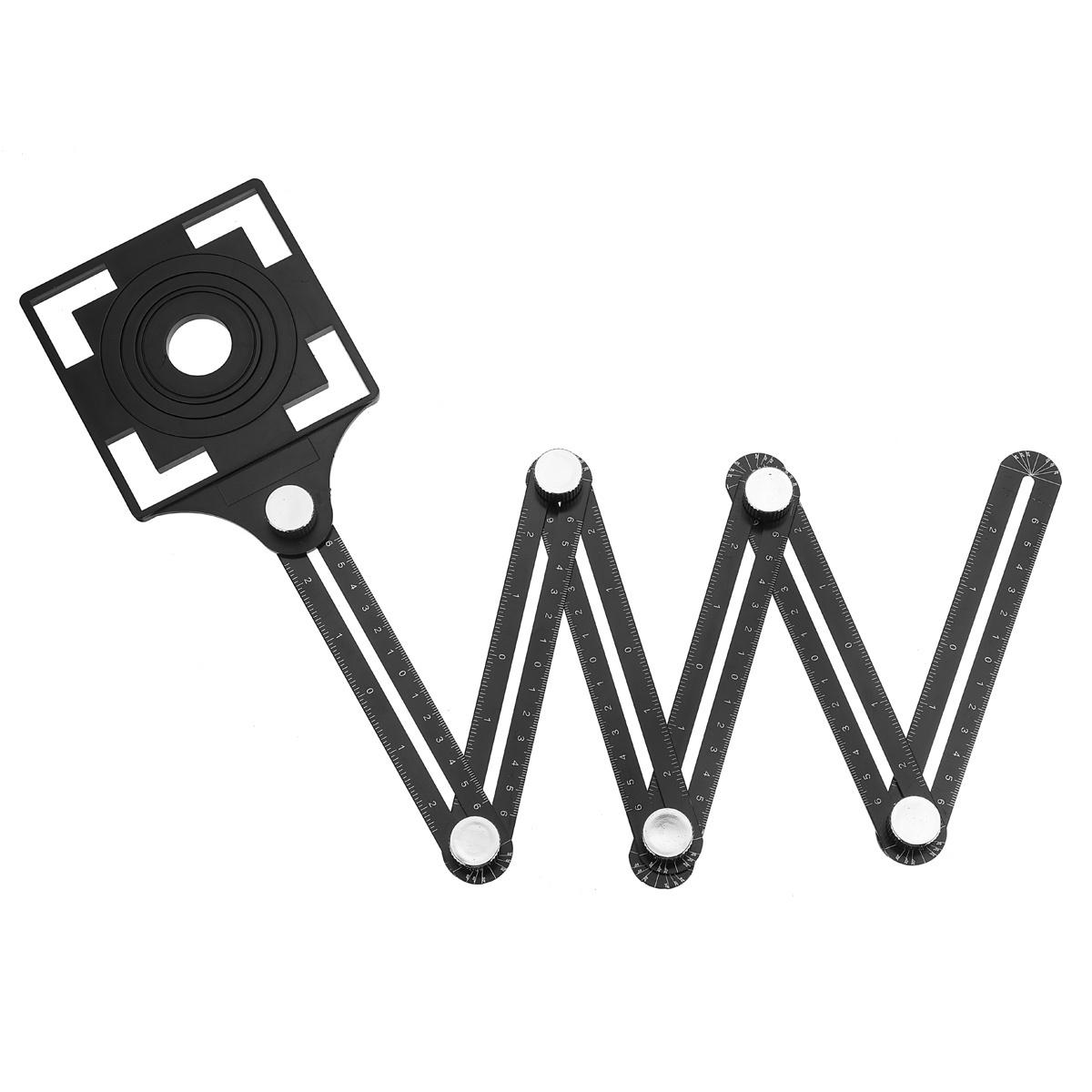 

Локатор отверстий для керамической плитки Универсальный резак для отверстий с позиционирующей перфорацией Многофункциональный высокоточный кирпичный артефакт Шестикратная линейка