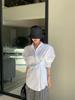 Korean Chic Stylish Women's Loose-Fit Shirt - Spring/Autumn Trendy BF Lazy Style