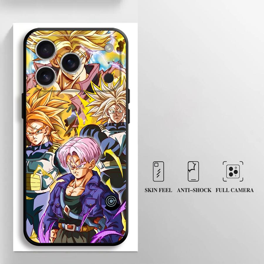 Case for Apple iPhone 17 Pro Max 15 Pro 7 8 12 XR XS MAX 14 13 11 16 Air Funda Phone Cover D-ragonS B-allS Vegeta