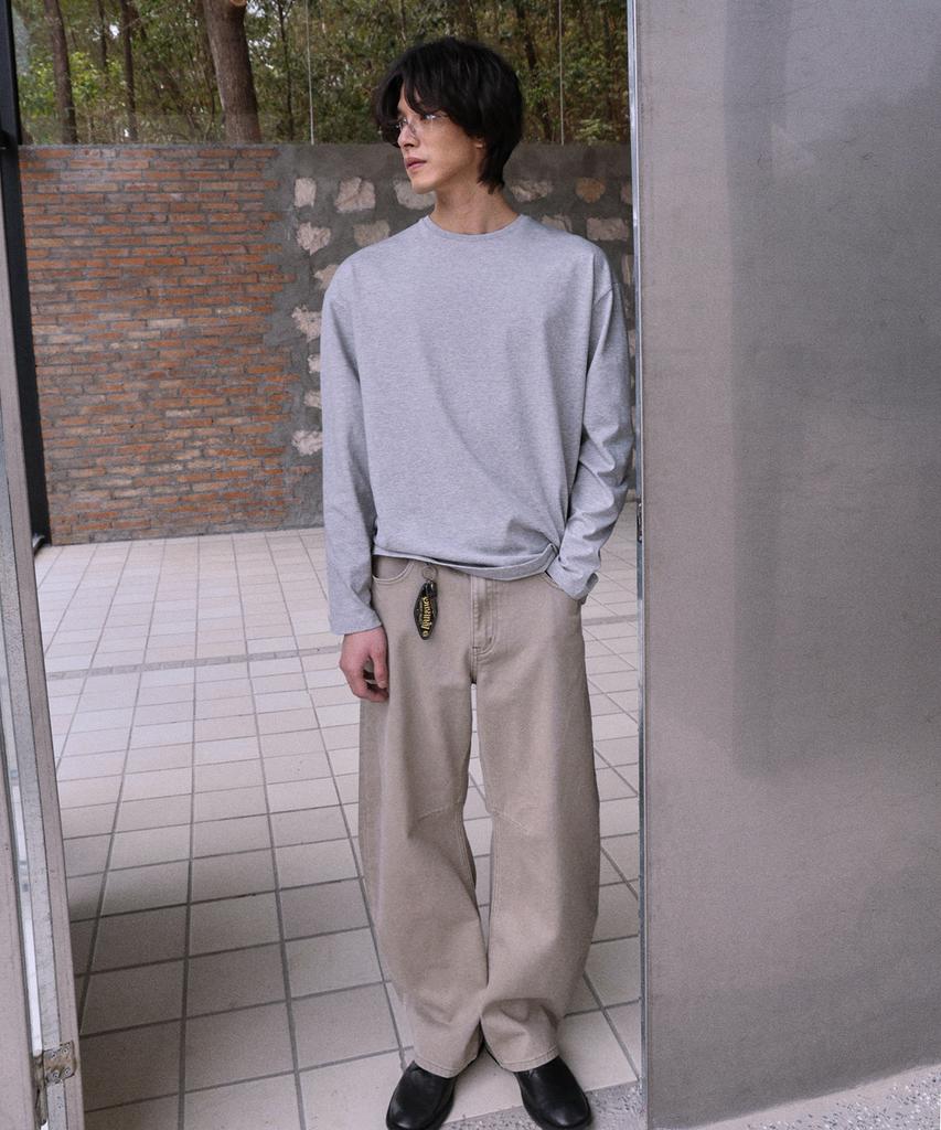MOOD INSIDE Essential Semi-Over Long Sleeve_4 Colors