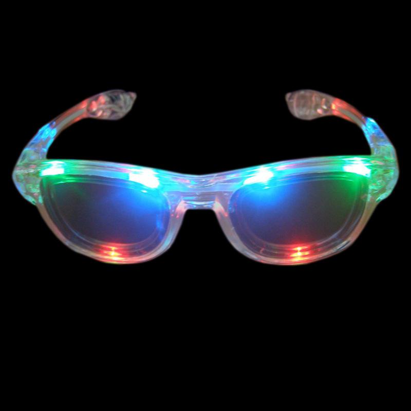 Factory Direct Valentine Glow Eyewear Heart Led Heart Glasses Wedding Favors Glowing Party Decorations