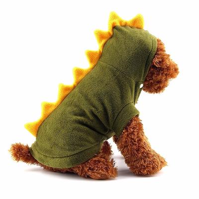 Dinozaur Pies Ubrania Pet Halloween Kostium XS S M L XL Zwierzęta Psy Zielony Płaszcz Stroje Duży