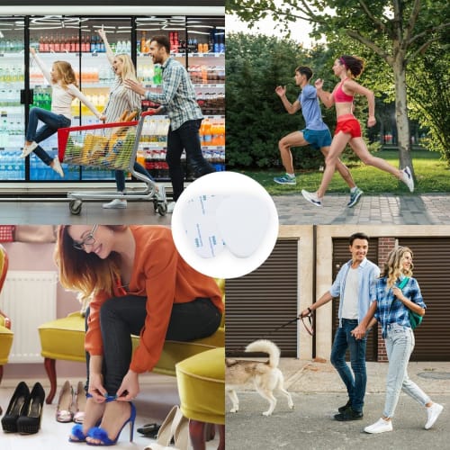 18 Felt Callus Pads, Metatarsal Pads for Forefoot, Pain Relief, Foot Cushioning, Sticky Pads for Calluses and Calluses, Unisex