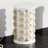 Large Capacity Coffee Capsule Holder 360 Degree Rotating Coffee Organizer  Kitchen Decor