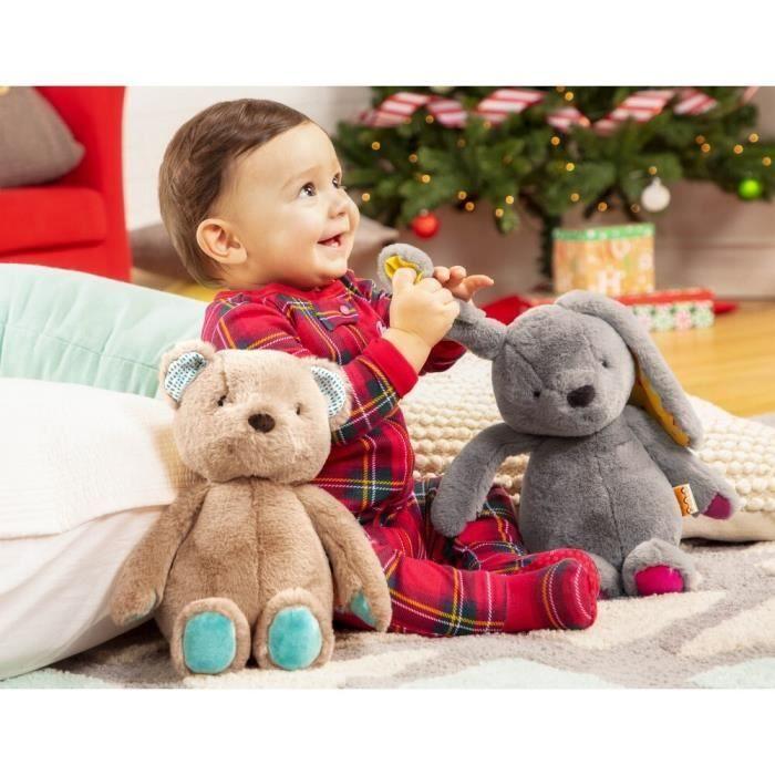 Plyšový králíček měkký a mazlivý Petit Jour - vícebarevný - UNI