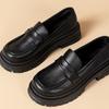 Retro Loafers damskie wiosenne nowe brytyjskie buty casualowe