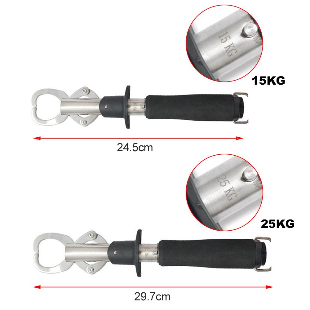 Kleště na rybí tlamu Váha na ryby Profesionální držák na ryby Nerezový úchop na rybí tlamu s nosností 15 kg 25 kg