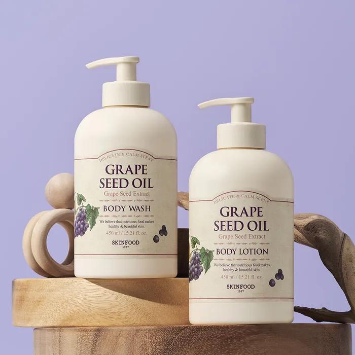 [SET] Grapeseed Oil Body Wash & Body Lotion 450ml