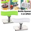 Multi-Function Bottle Cap Opener Stainless Steel Adjustable Lids Off Jar Opener Labor-Saving Screw Can Opener Kitchen Gadget