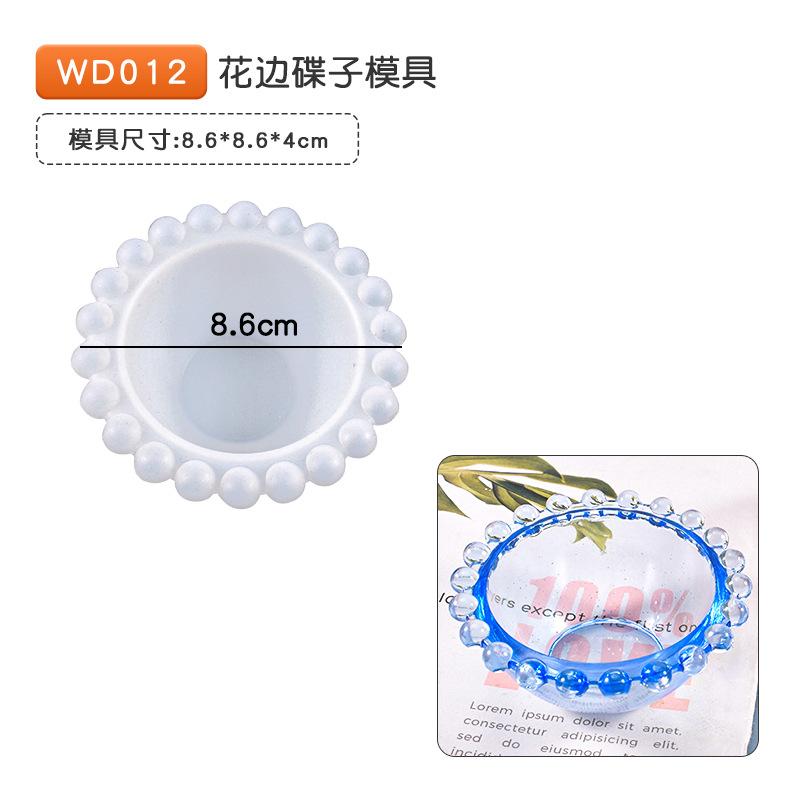 29 Styles Tray Gypsum Mold Diy Resin Mold Silicone Mold Fruit Disc Tea Plate Coaster Making Molds