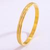Anti-Tarnish Roman Numeral Crystal Bangle - Available Individually or As a Pair
