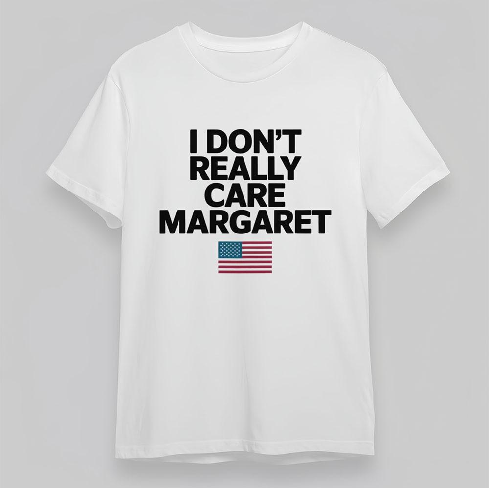 

Women s Soft Oversize T-Shirt MARGARET Text with USA Flag Tee Short Cotton White L