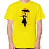 Blood Rain Girl With Umbrella Fashion Funny Streetwear Print T Shirt Summer Cotton Tees Tops Oneck New Shirts And Tshirts
