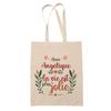 Tote Bag - PLANETEE - Life Is Prettier - Printed Natural Jute - Printed In France - Strong Handles
