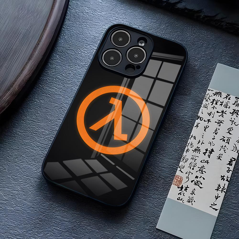 

Чехол для телефона Half Life Game для iPhone 13 Pro Max 14 16 Plus 12 Mini 11 15 X XR XS 8 7 Plus SE Закаленное стекло Задняя крышка iPhone 16