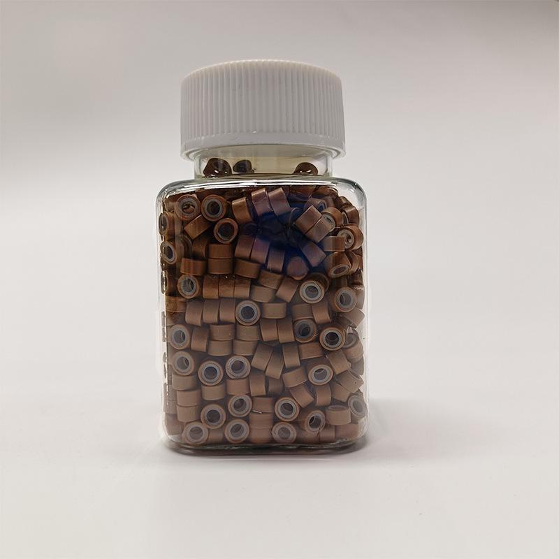 

Бесшовное кольцо для наращивания волос с силиконовой ручкой и золотой проволокой 1000 pieces bottled