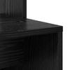 Desk Black Oak Look Engineered Wood