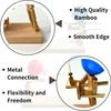 Balloon Bamboo Man Battle Wooden Robot Battle Game for Two Family Gathering Party Game Bamboo PK Puppet Set Children's Gift