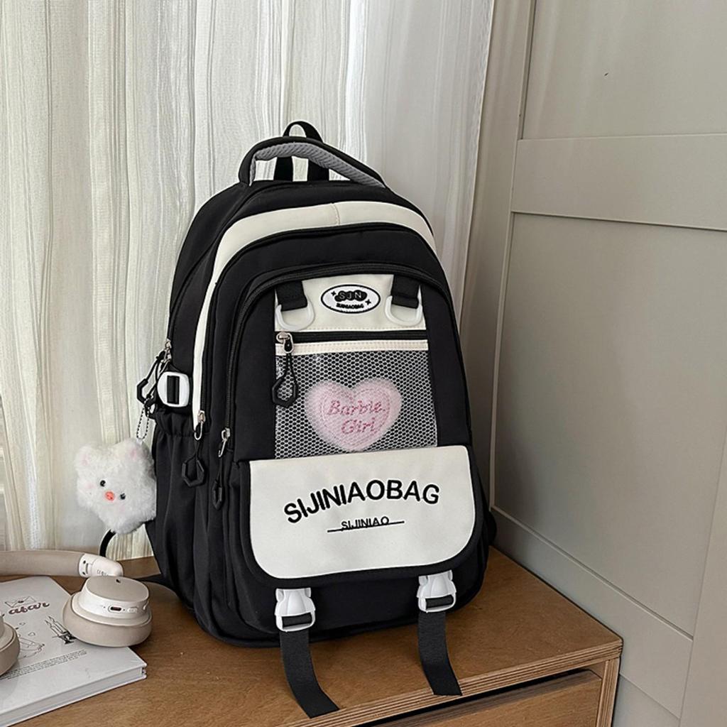 Korean Style Women's High School Backpack - Large Capacity Shoulder Handbag