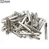 50 Pcs Metal Single Prong Alligator Women Hair Clips Barrette DIY 32mm-75mm