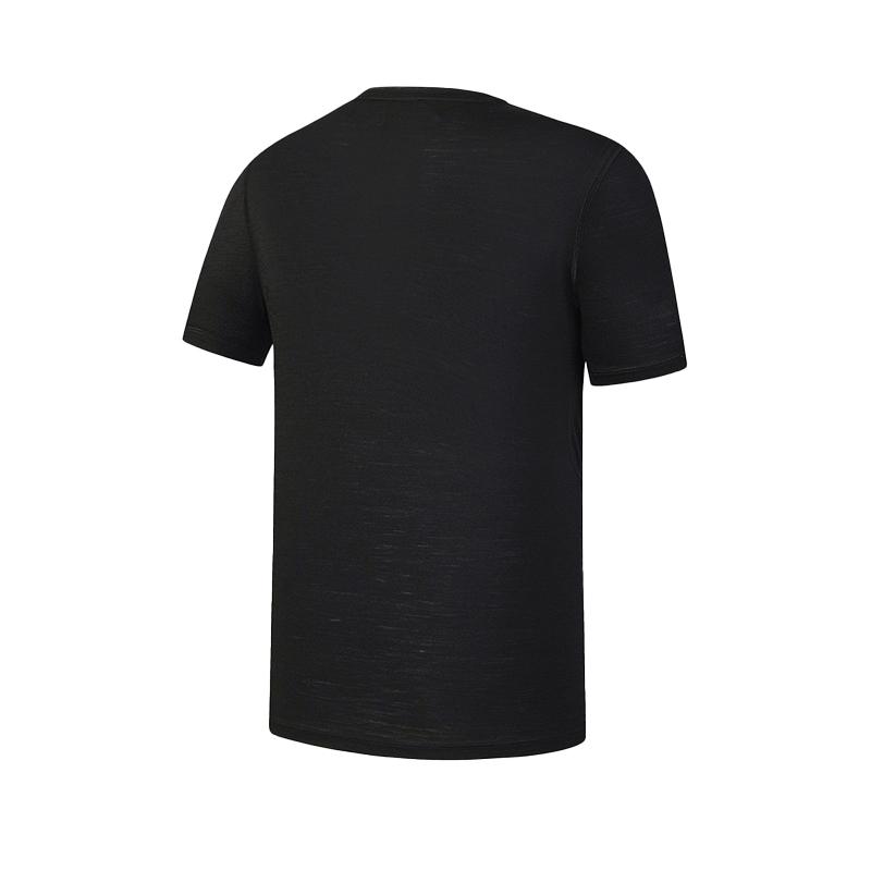 Fila Fitness Minimalist Sports Training Comfortable Versatile Breathable Short Sleeve T-Shirt Men Tops Black A51M621109FBK