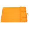 Silicone Griddle Tools Mat Heat Resistant Washable Reusable Soft Flexible Silicone Grill Side Shelf Mat for Baking Grilling Camping