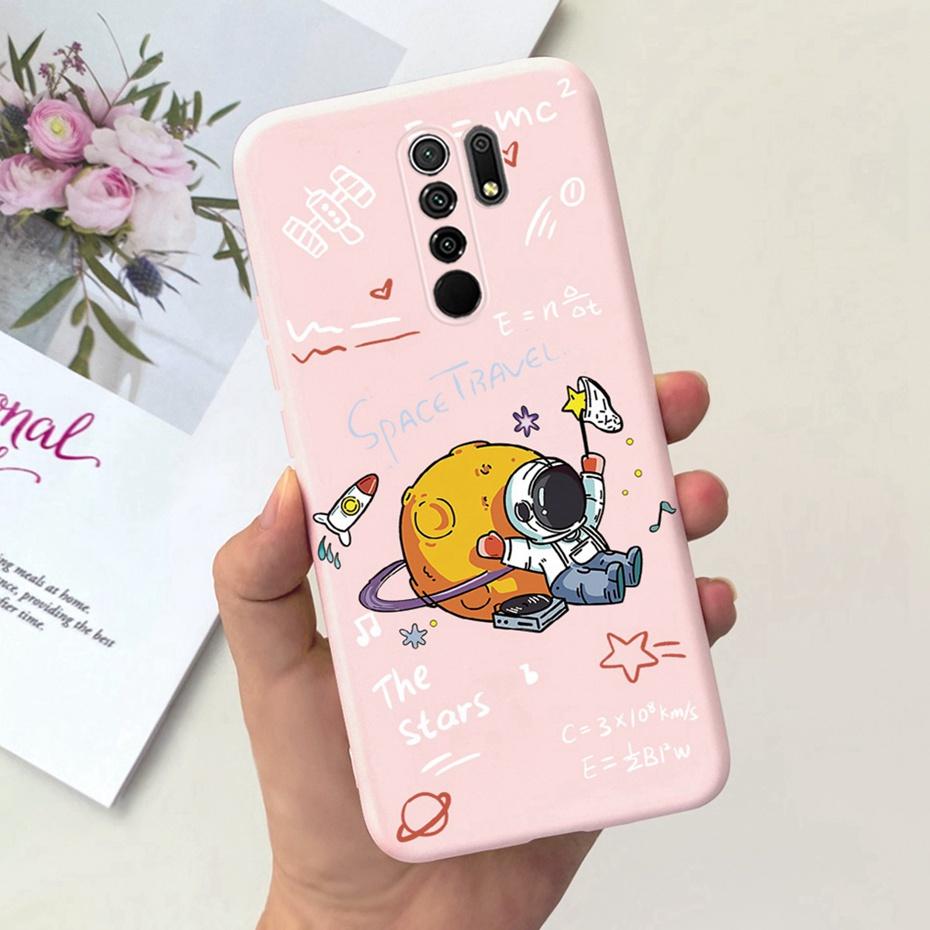 For Xiaomi Redmi 9 Cute Animal Cartoon Phone Case For Redmi 9 Prime Redmi9 China Version Candy Color Soft Silicon TPU Back Cover