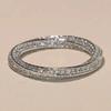 Trendy Twist Promise Rings 925 Sterling Silver Full with Cubic Zirconia Sparkling Wedding Band Accessories Hot Fashion Jewelry