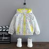 Girls' Spring/Autumn Design Hooded Jacket Small To Medium Sizes Cute Sporty Style Trench Coat