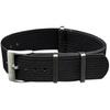 Black, White and Grey Fabric Watch Band, 19mm and 21mm, Ribbed Nylon Strap, Compatible with Omega...