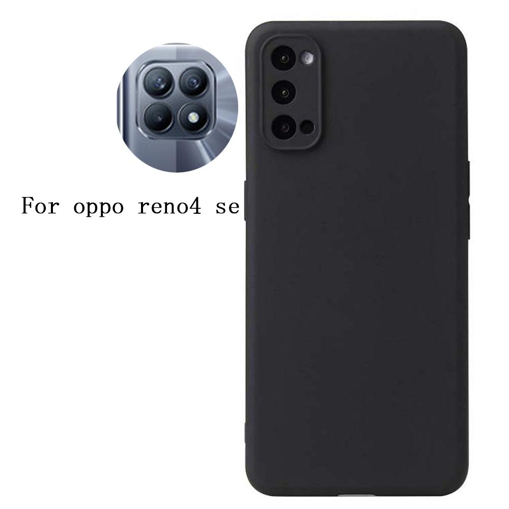 HAFFAN Custodia in Silicone TPU Compatibile con OPPO RenoZ (6.4 inches), Cover Case Protettiva per Cellulare - Nero