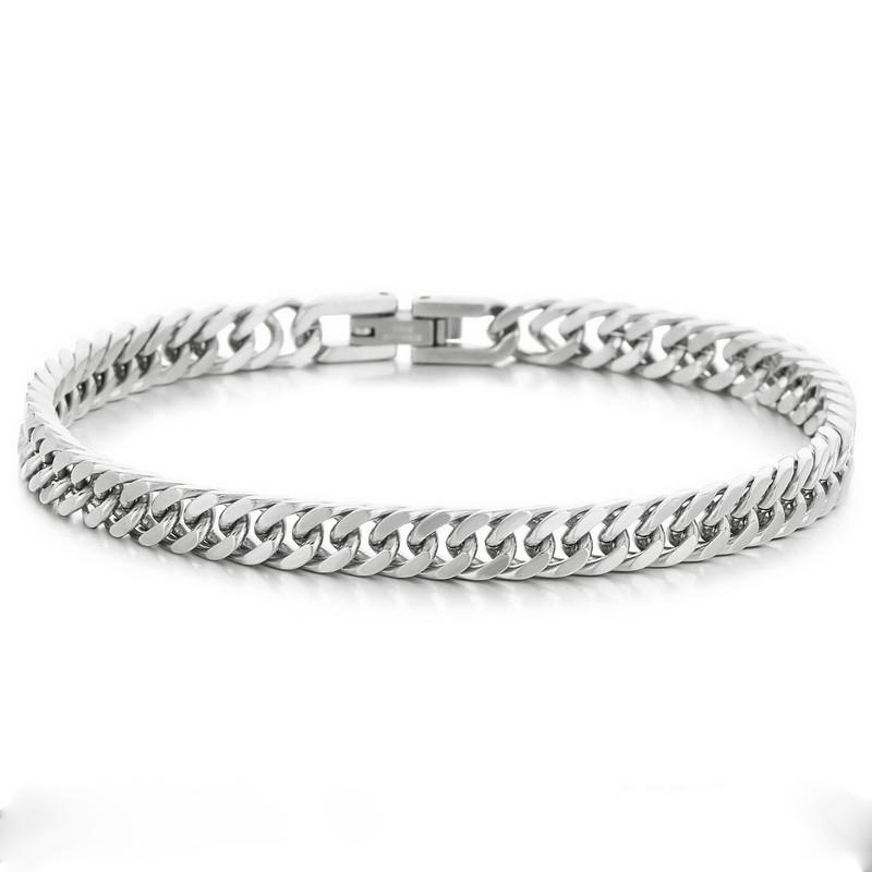 Kalen Vintage Stainless Steel Men's Bracelet Punk Adjustable Chain Biker Party Jewelry Rock 18K Gold Color Accessory Gifts