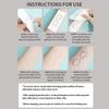 1 Sheets English Inspirational Quotes Words Tattoo Floral Butterfly Elements Temporary Body Art Sticker Waterproof