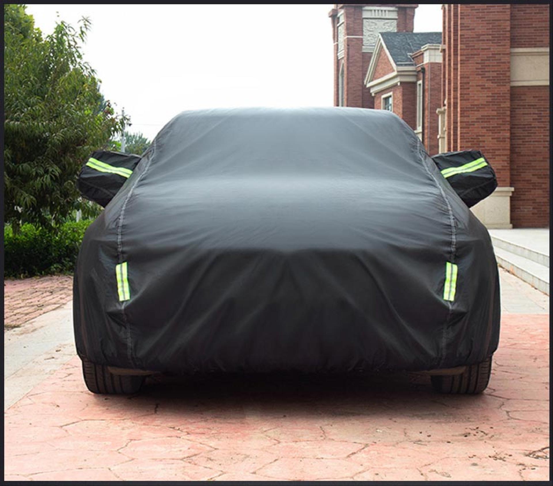 

Universal Car Cover: Sun, Rain, Heat Protection, Thickened Insulation, Antifreeze, Anti-Snow Coat Hatchback Large